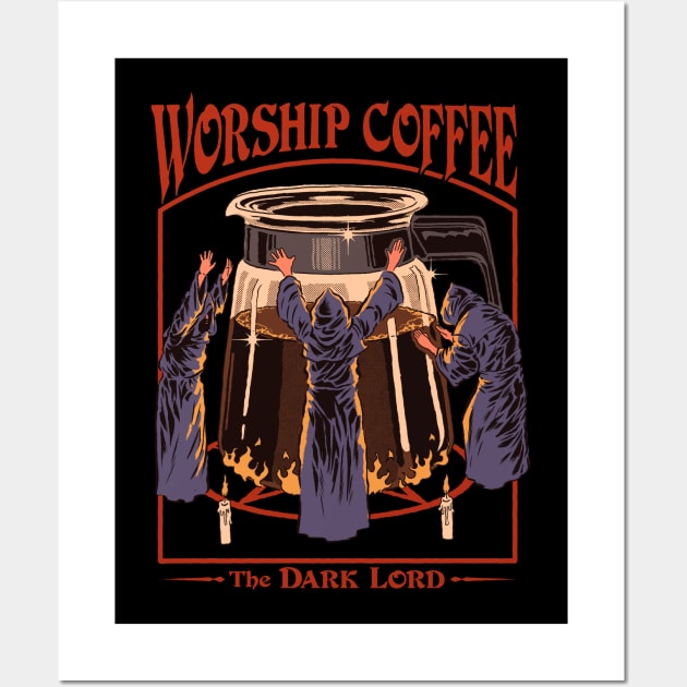 Worship Coffee Wall Art by Steven Rhodes